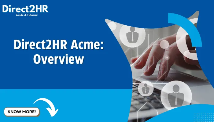 Direct2HR Acme: Overview